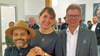 Silvia Topanka-Freihube und Bertram Freihube (l.) mit Joachim Herrmann