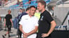 Die Transferphase liegt hinter Otmar Schork und Trainer Markus Fiedler vom 1. FC Magdeburg.&nbsp;&nbsp;