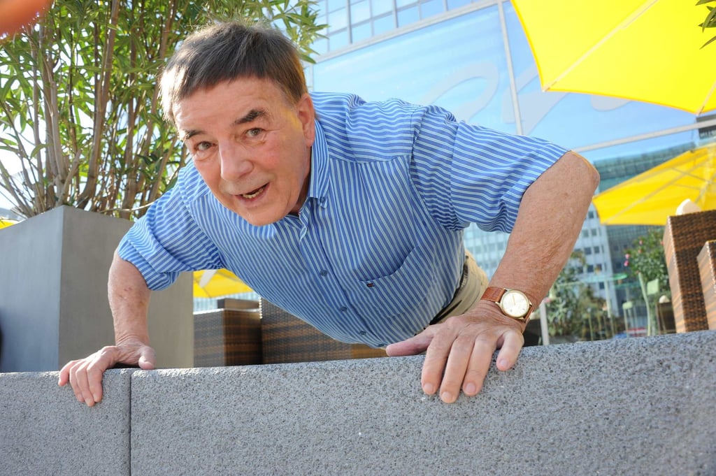 DDR-Star Gerhard Adolph, bekannt als „Adi“, kommt mit einer Sportshow nach Magdeburg. Dieses Foto entstand 2012.