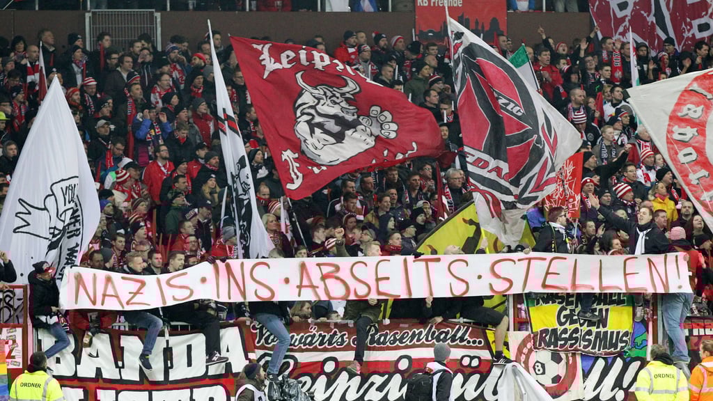 Fans von RB Leipzig stellen sich gegen Rassismus (Archivfoto)