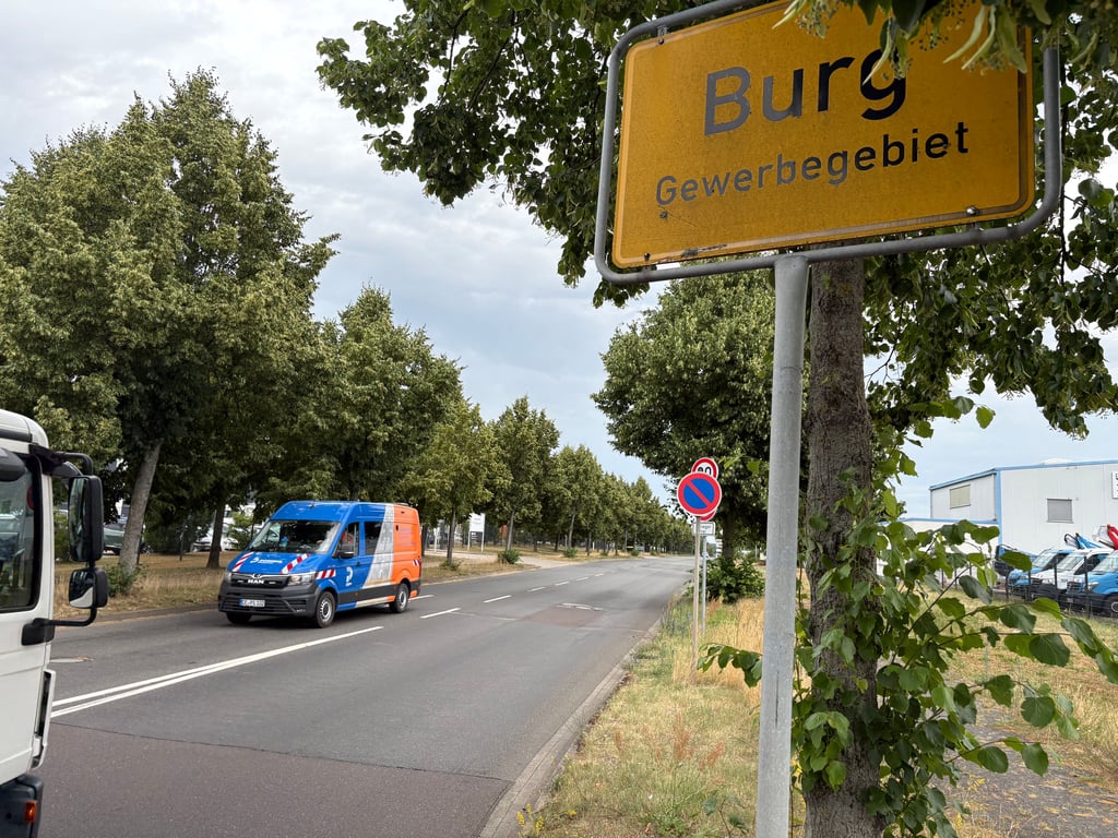 Der Industrie- und Gewerbepark (IGP) Burg soll einen neuen, zweiten Anschluss erhalten. Über 40 Unternehmen sind hier angesiedelt.