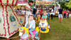 Für die Kinder war die Fahrt auf den beiden Karussells des Staßfurter Schaustellerbetriebes Gabi Weisheit wohl das schönste Erlebnis beim Heimatfest auf dem Festplatz in Wolmirsleben. 
