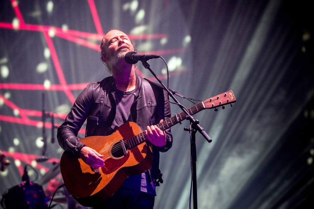 Radiohead-Sänger Thom Yorke. Mit Songs wie „Karma Police“ und „Creep“ erlangte die britische Band in den 90er Jahren weltweite Bekanntheit (Archivbild).