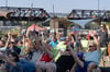 Beim Kulturbrücke Festival an der Hubbrücke kommen seit 2020 Jahren mehr als 1.000 Menschen zusammen.