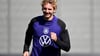 Letztes Training vor dem Start in die WM-Qualifikation: Nick Woltemade in Aktion.