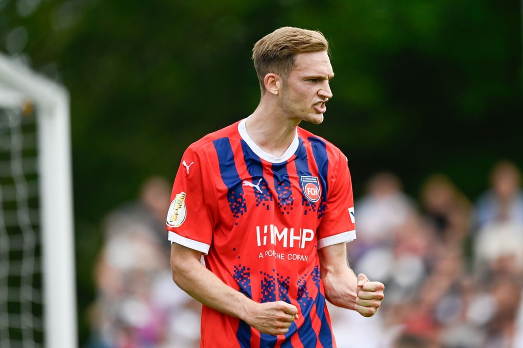Maximilian Breunig gelang für seinen neuen Verein 1. FC Magdeburg das Tor zum 1:1-Endstand beim FC Erzgebirge Aue.