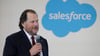 Die Vision von Salesforce-Chef Marc Benioff ist, den Kundendienst mit Hilfe von KI umzukrempeln. (Archivbild)