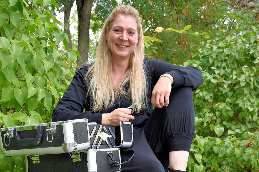 Stefanie Bergmann aus Grana ist nach einer Umschulung Podologin.