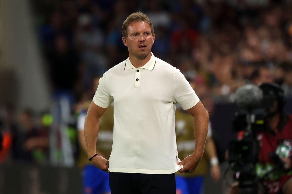 Bundestrainer Julian Nagelsmann ist verärgert über die Leistung der Nationalmannschaft.