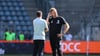 Hoffen, dass ihr Verein beginnend mit der Partie in Bielefeld gut performt: Sportchef Otmar Schork und Trainer Markus Fiedler.