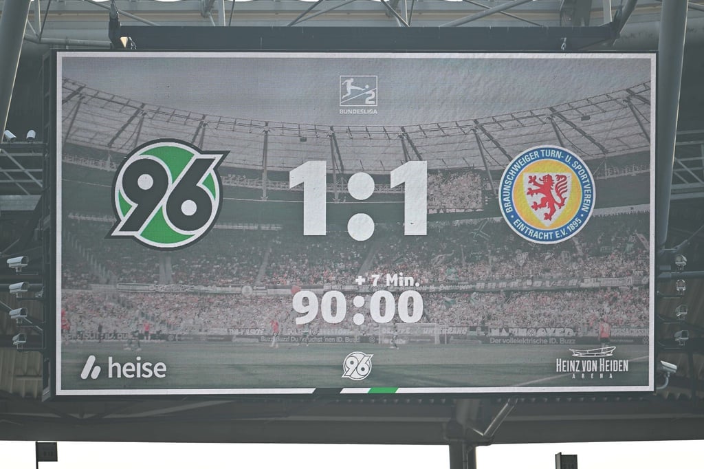 Das letzte Derby zwischen Hannover und Braunschweig endete mit einem 1:1 im Niedersachsenstadion