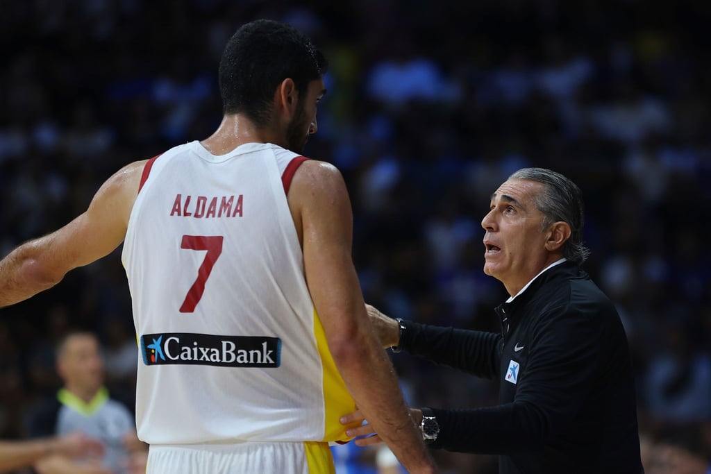 Spaniens Basketball und Trainer Sergio Scariolo