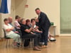 Markus Kurze bedankt sich bei seinen Unterstützern im Gästebereich.