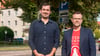  Fabian Jäger(rotes shirt) und der Neu-Dessauer Robert Schneider  starten bei den Bierbraumeisterschaften in Stralsund. 