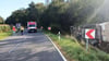 Auf der Straße zwischen Flessau und Natterheide ist ein Lkw von der Straße abgekommen.