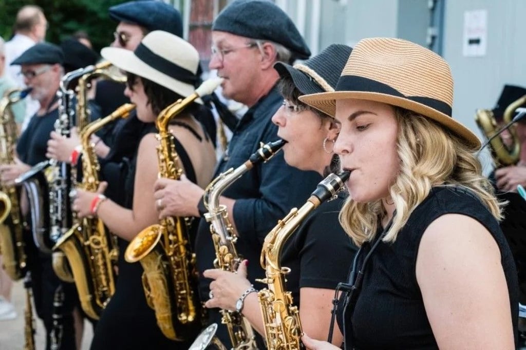 In Magdeburg wird das Swing-Festival gefeiert.