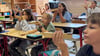 Die Klasse 4b der Grundschule "Miriam Lundner" in Halberstadt probt für das große Melopipe-Konzert zum Orgeltag in Halberstadts Dom.