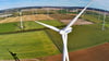 Windräder im großen Windpark bei Holdenstedt.