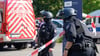 Die Polizei wird zu einem Großeinsatz gerufen.
