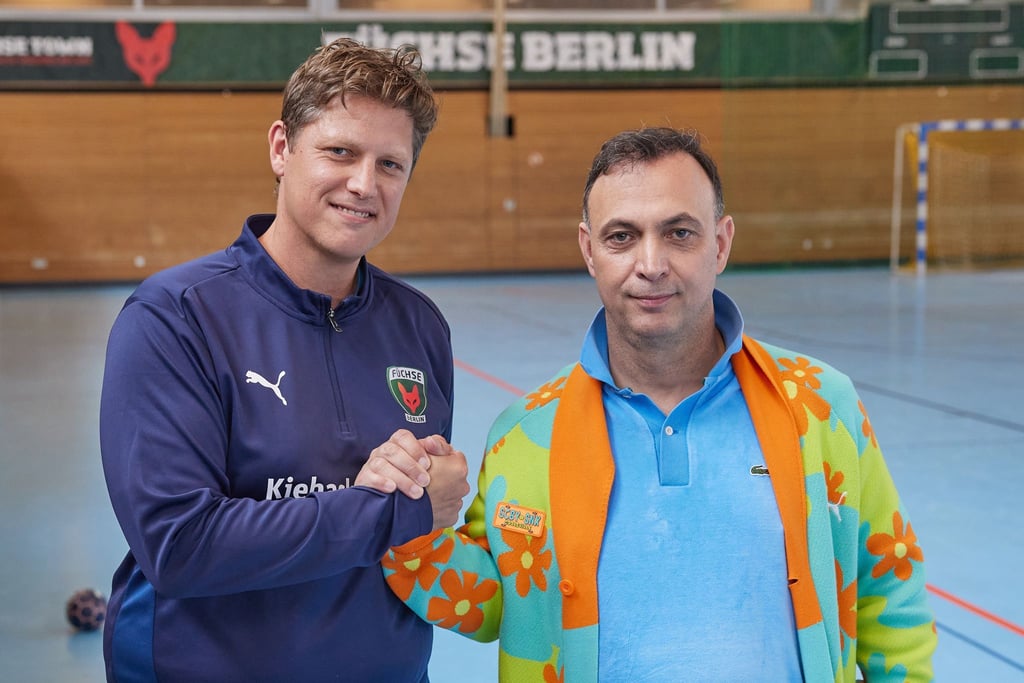 Das neue Füchse-Duo: Nicolej Krickau (l.) und Bob Hanning