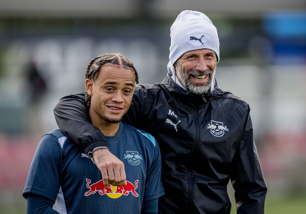 Sind beide nicht mehr bei RB: Xavi Simons und sein Trainer in Leipzig, Marco Rose