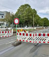 Die Köthener Straße im Dessauer Westen bleibt gesperrt. 