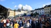 Die Eröffnungsfeier des beliebten Volksfestes gab es auf dem Sebnitzer Marktplatz.