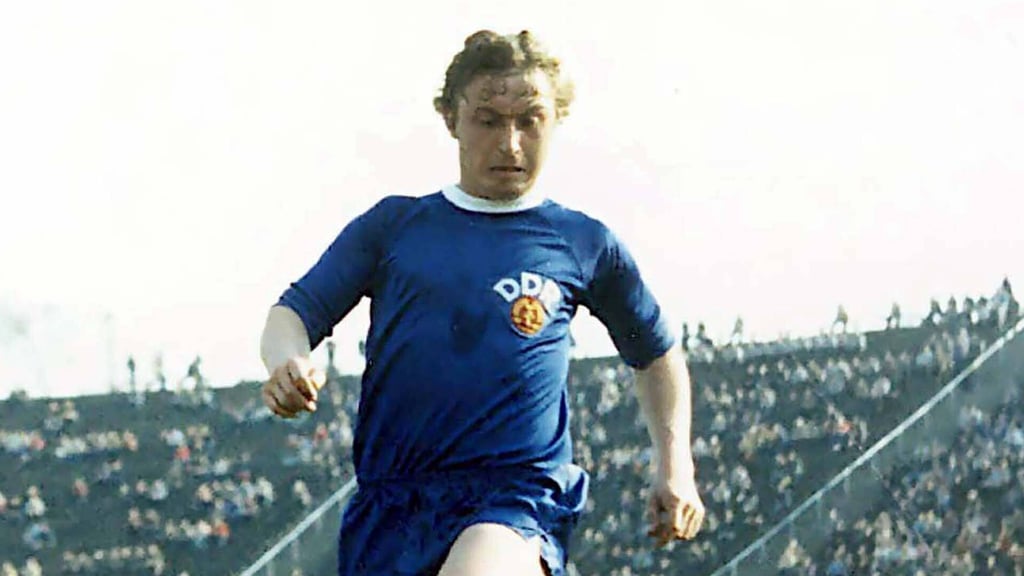 Joachim Streich im Dress der DDR-Nationalmannschaft.