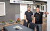 Die neuen  Pächter Lorenc Mahmuti (links) und Arthur Bojni (rechts).