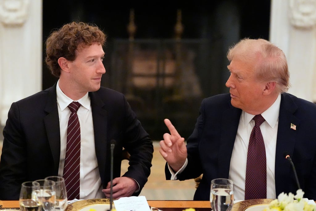 Dinner für Tech-Bosse: US-Präsident Donald Trump hat die Chefs der großen amerikanischen Tech-Konzerne zu einem Abendessen ins Weiße Haus geladen.