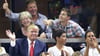 Donald Trump hat die US Open früher regelmäßig besucht - aber noch nie als Präsident. (Archiv-Foto)