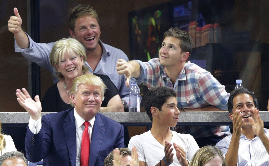 Donald Trump hat die US Open früher regelmäßig besucht - aber noch nie als Präsident. (Archiv-Foto)