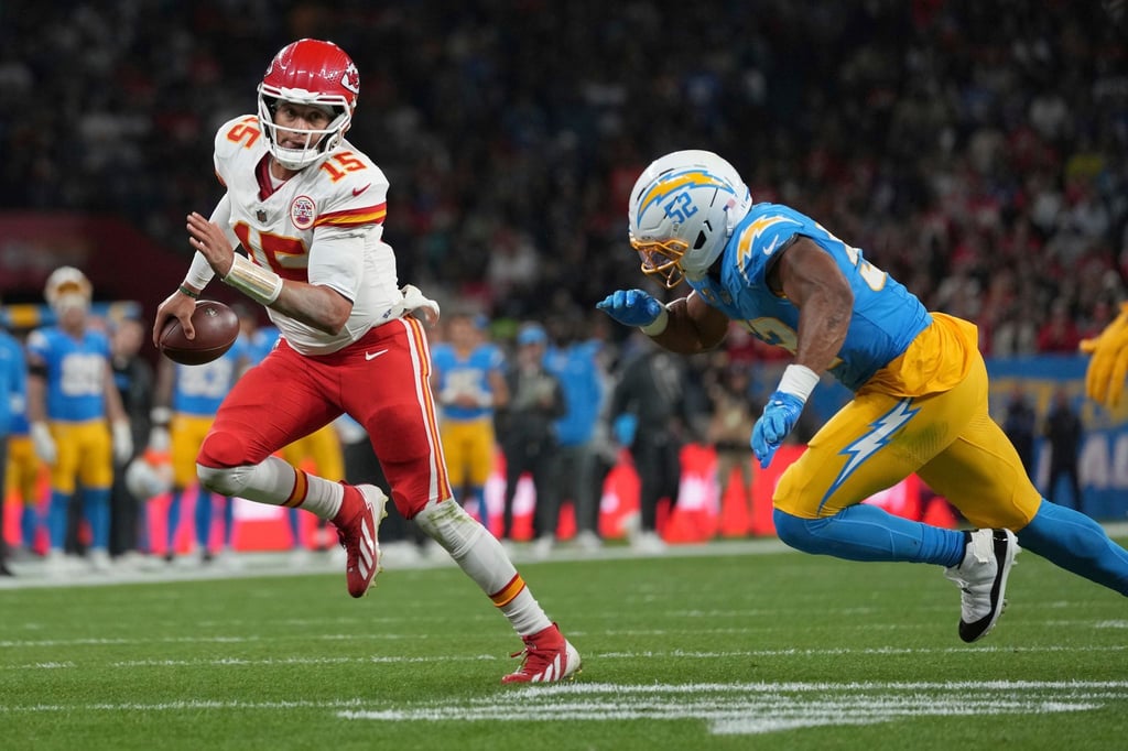 Patrick Mahomes hielt die Chiefs mit seinen Läufen mehrfach im Spiel - zum Sieg reichte es nicht.