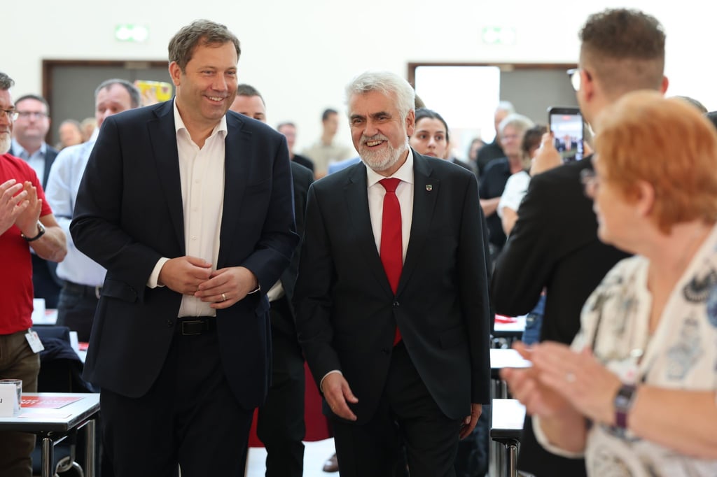 Lars Klingbeil hat der SPD in Sachsen-Anhalt den Rücken gestärkt.
