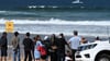 Familienangehörige und Freunde trauerten am Strand um das Opfer.