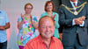 Michael Trummertrug sich zum Sommerfest des Oberbürgermeisters in das Goldene Buch der Stadt Zeitz ein. 