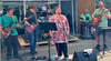 „AnTon", die Band der Lebenshilfe Bernburg, eröffnete am Samstagvormittag das Fest zum 35. Geburtstag des Vereins.