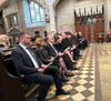 Gedenkfeier für Ex-Ministerpräsident Wolfgang Böhmer in der Wittenberger Schlosskirche.  