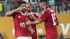 Mohamed Ali Ben Romdhane (l) machte Tunesiens WM-Teilnahme perfekt.