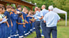 Das Gewinnerteam beim „Spiel ohne Grenzen“ in Naundorf bei Seyda kommt zum dritten Mal in Folge aus dem Stadtgebiet Jessen.