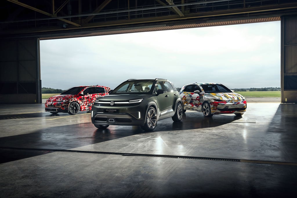Die neuen elektrischen Volkswagen-Modelle: ID.Polo GTI, ID.Cross und ID.Polo.