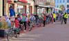 Die Teilnehmer der Kidical Mass kurz vor dem Start. 
