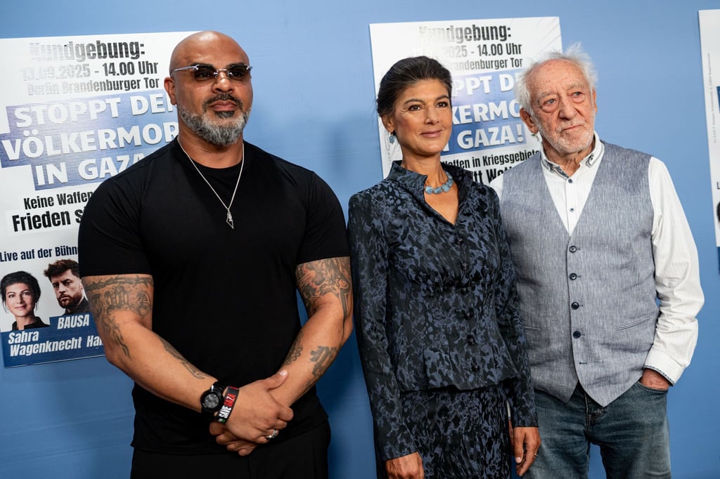 Der Rapper Massiv, Parteigründerin Sahra Wagenknecht und Schauspieler Dieter Hallervorden sind die Gesichter der Demo am Samstag.