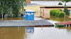 Land unter: So sah der Sandanger in Halle beim Saalehochwasser 2013 aus. Jetzt ollen hier moderne Wohnmobil-Stellplätze entstehen.&nbsp;