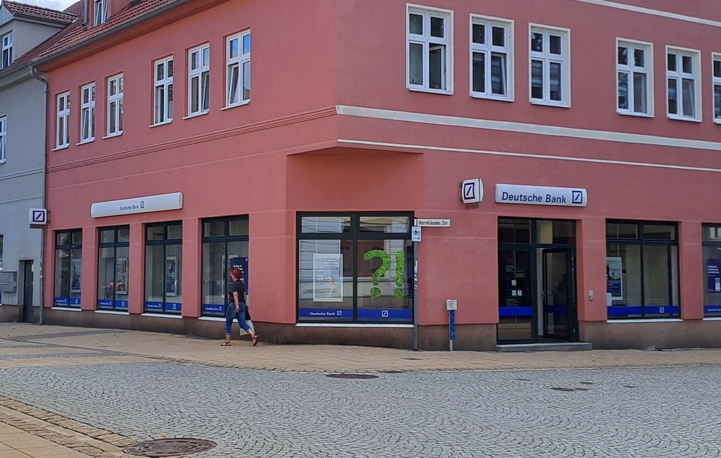 Die Deutsche Bank will ihre Filiale in Oschersleben demnächst schließen.