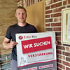 Mit einer dreiwöchigen  Plakat-Aktion hat Maurermeister Enno Telke um neue Fachkräfte für die Genthiner Baufirma geworben. 