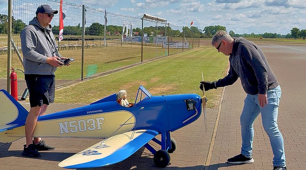 Modellflieger zum Anfassen gibt es in wenigen Tagen bei den „Albatrossen“ bei Bölsdorf.