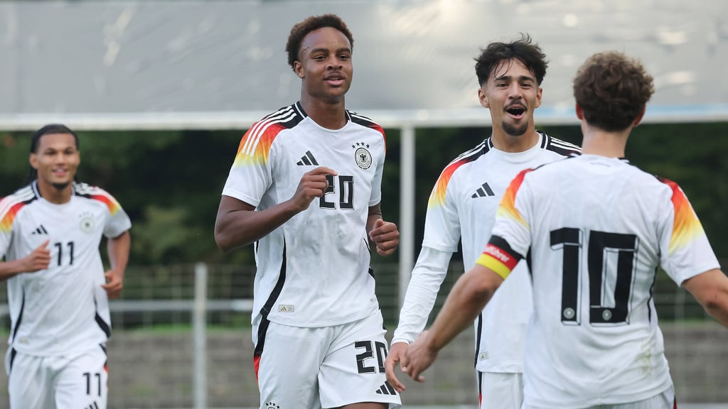 Assan Ouédraogo traf zum 1:0 für Deutschland.