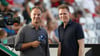 Ex-Zehnkämpfer Frank Busemann (r) ist bei der Leichtathletik-WM in Tokio wieder als ARD-Experte dabei.