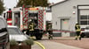 Die Feuerwehr richtete sich auf einen langen Abend ein.